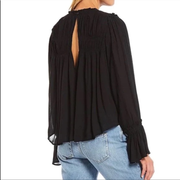 Free People Kelsey Crinkle Top - Picture 3 of 4